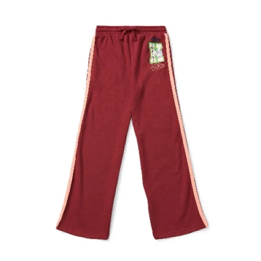 Justice Girls x Stranger Things Wide Leg Fleece Sweatpant Size XS 5/6
